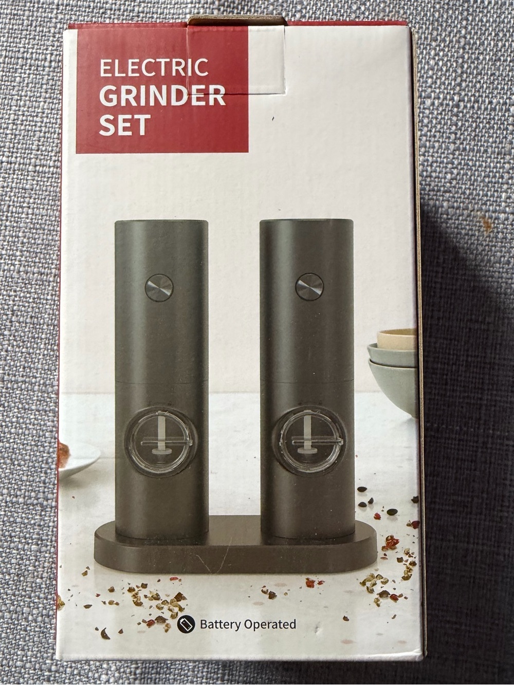 Electric Grinder Set - Black